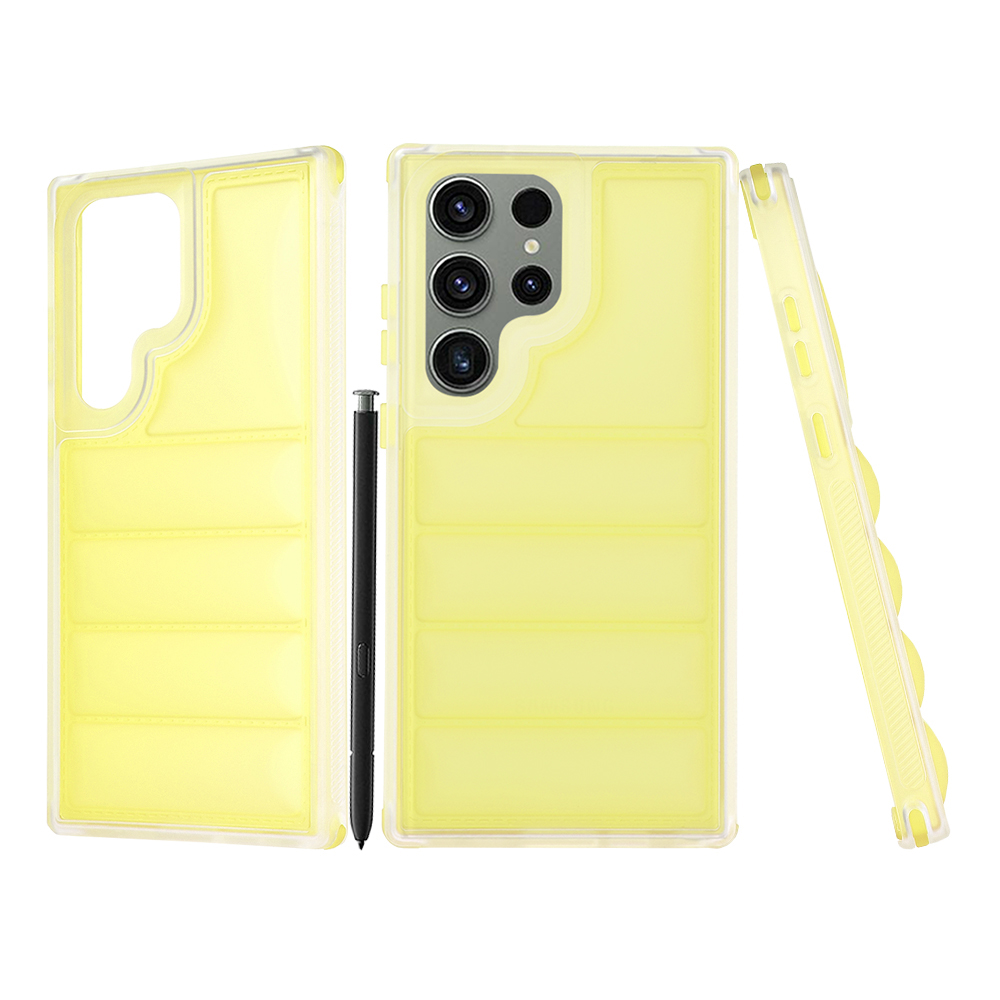 Techsuit Wave Shield – puzdro na Samsung Galaxy S23 FE – žltý KF2325820