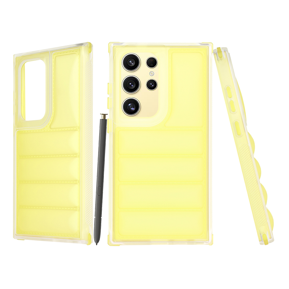 Techsuit Wave Shield – puzdro na Samsung Galaxy S24 Ultra – žltý KF2325826