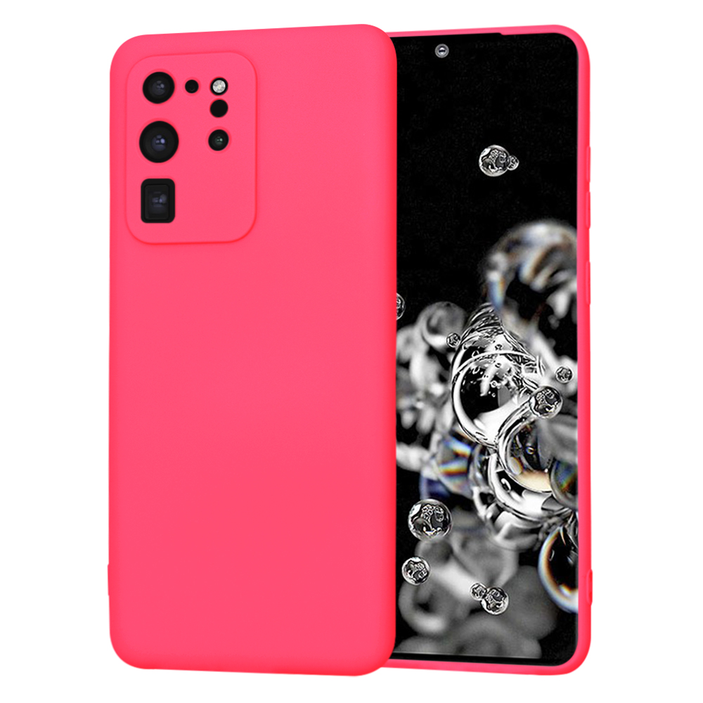 Techsuit SoftFlex – puzdro na Samsung Galaxy S20 Ultra 4G / S20 Ultra 5G – hot pink KF2329957