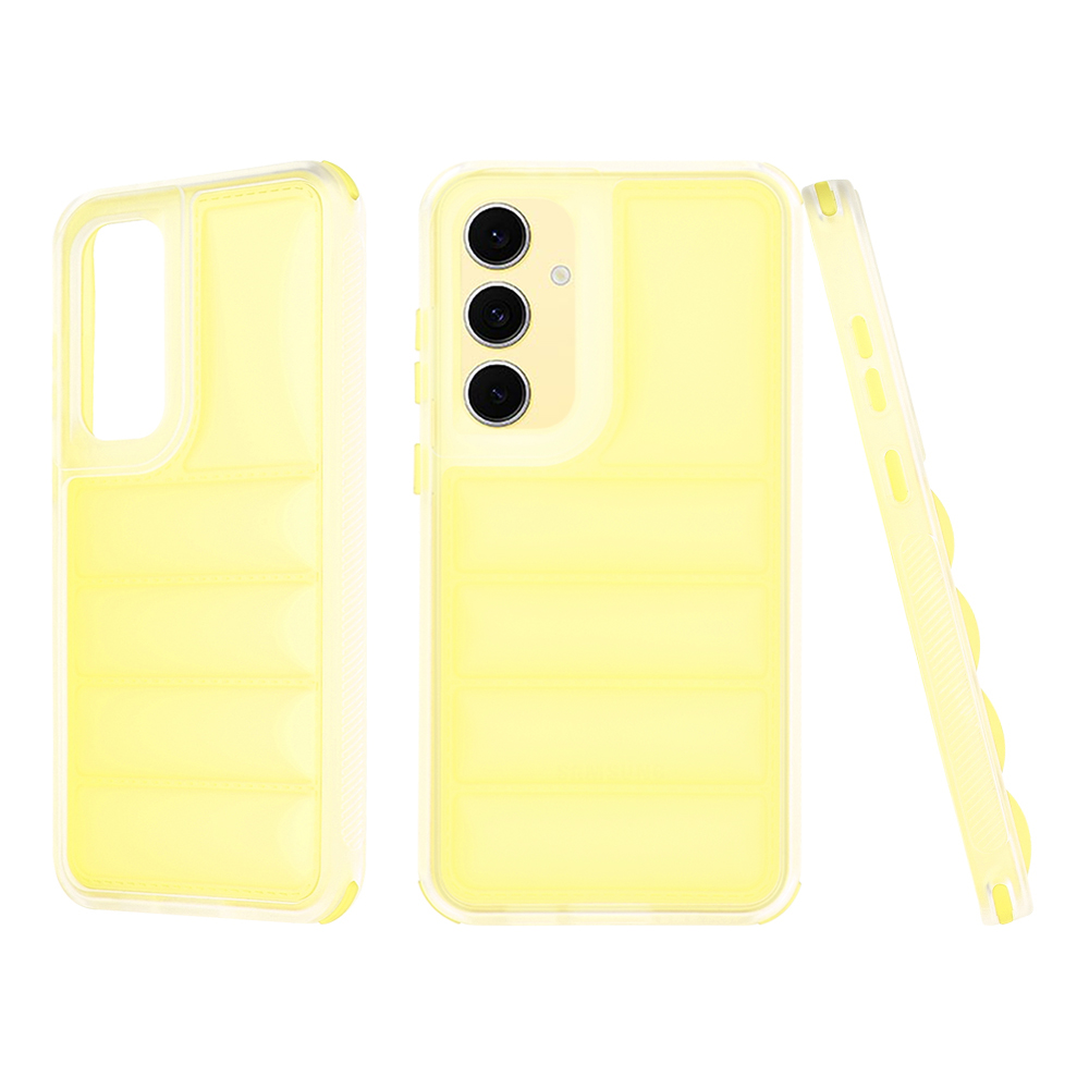 Techsuit Wave Shield – puzdro na Samsung Galaxy S24 FE – žltý KF2335021