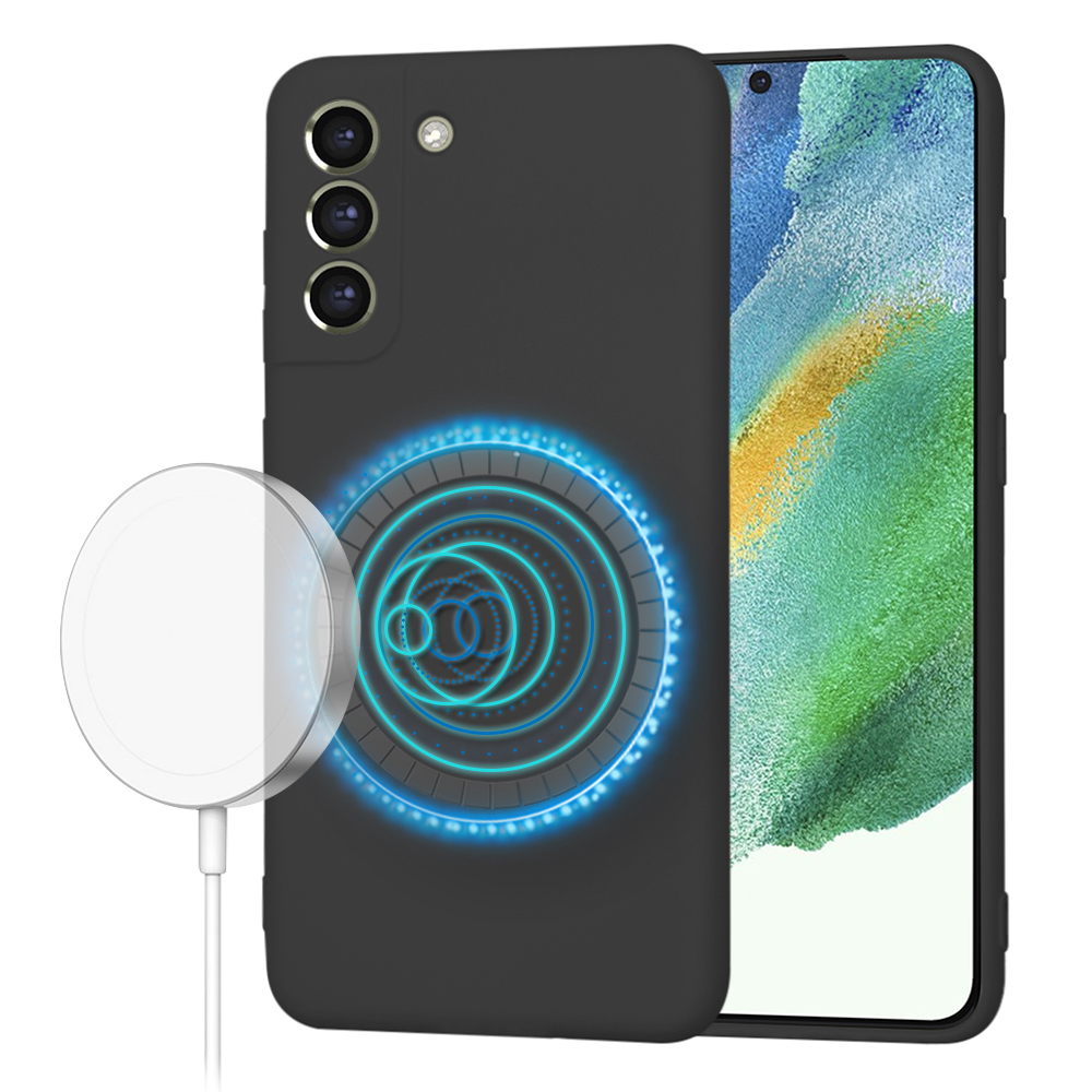 Techsuit SoftFlex MagSafe – puzdro na Samsung Galaxy S21 FE 5G – čierny KF2336755