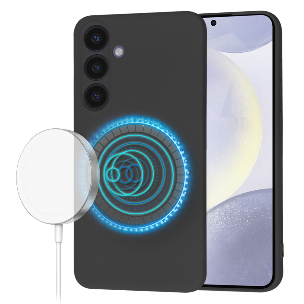 Techsuit SoftFlex MagSafe – puzdro na Samsung Galaxy S24 Plus – čierny KF2336819