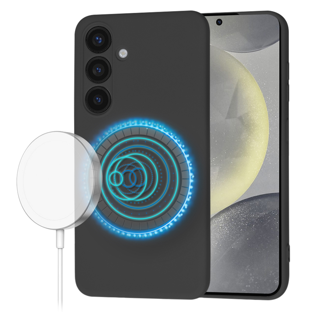 Techsuit SoftFlex MagSafe – puzdro na Samsung Galaxy S24 – čierny KF2336827