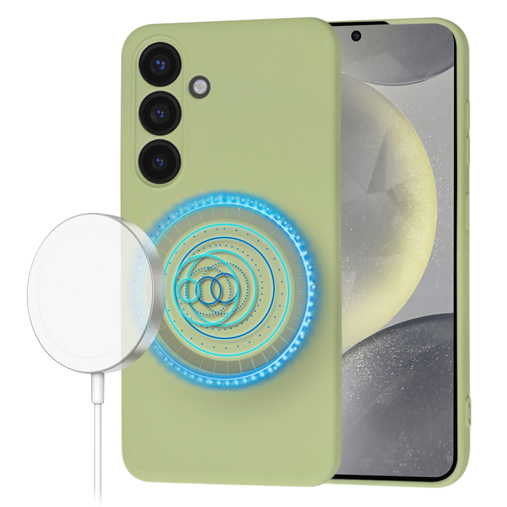 Techsuit SoftFlex MagSafe – puzdro na Samsung Galaxy S24 – matcha KF2336828