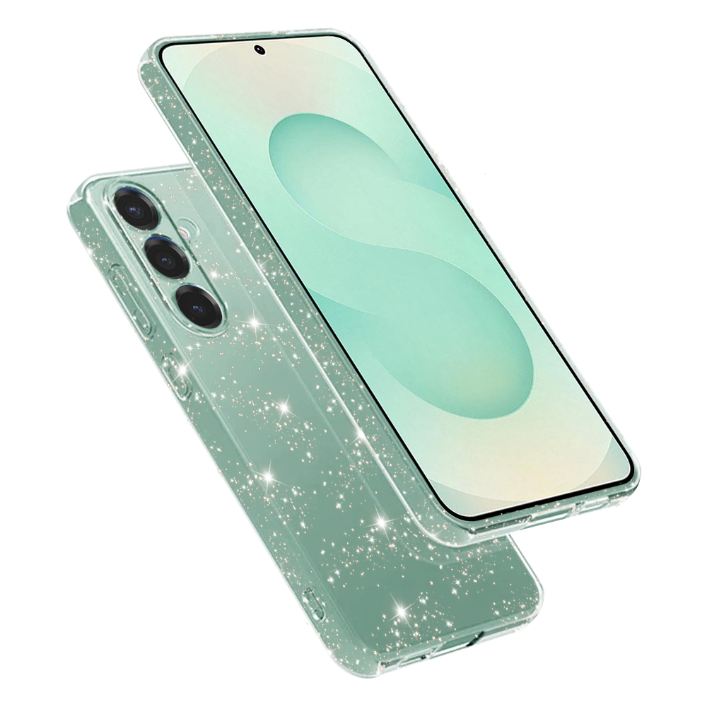 Techsuit SparkleSkin Series – puzdro na Samsung Galaxy S25 Plus – priehľadný KF2339264