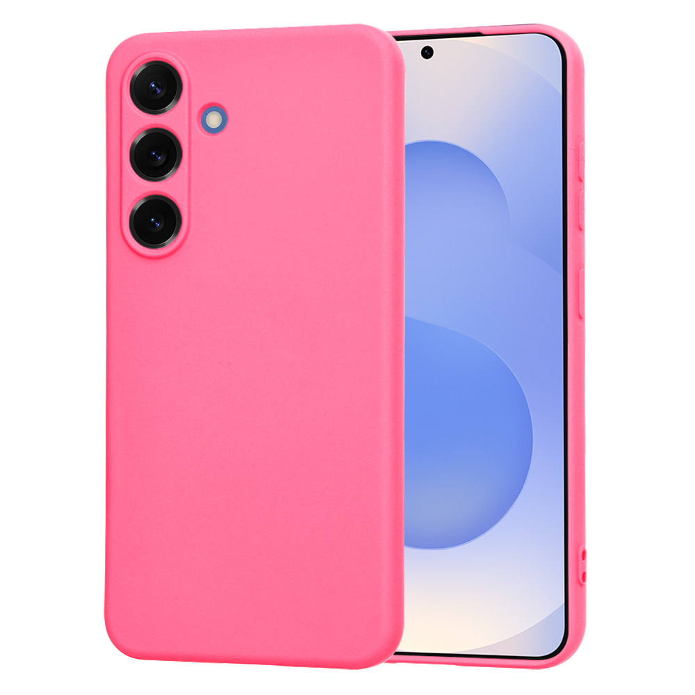 Techsuit SoftFlex – puzdro na Samsung Galaxy S25 – hot pink KF2339336