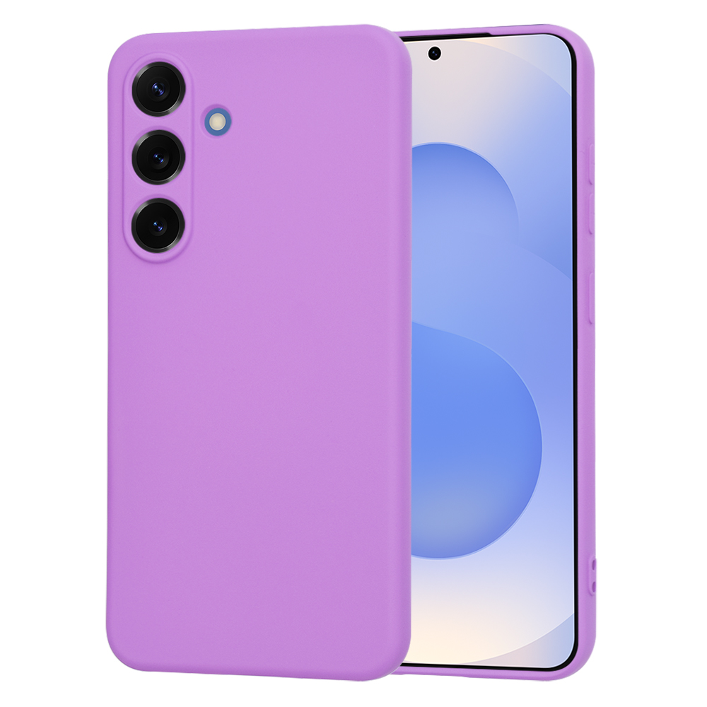 Techsuit SoftFlex – puzdro na Samsung Galaxy S25 – fialový KF2339337