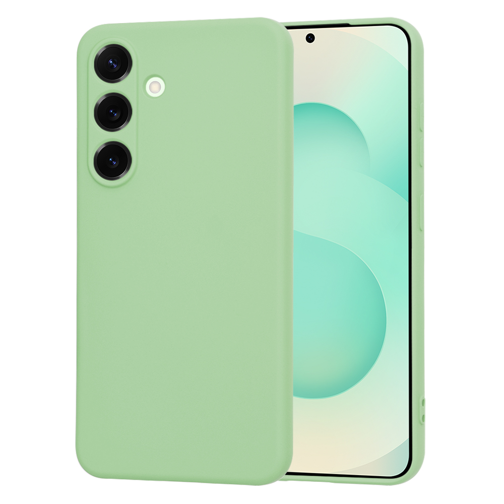 Techsuit SoftFlex – puzdro na Samsung Galaxy S25 Plus – mätovozelený KF2339347