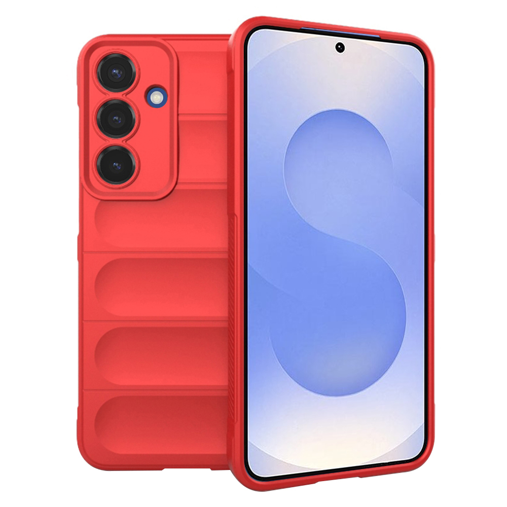 Techsuit Magic Shield – puzdro na Samsung Galaxy S25 – červený KF2339358