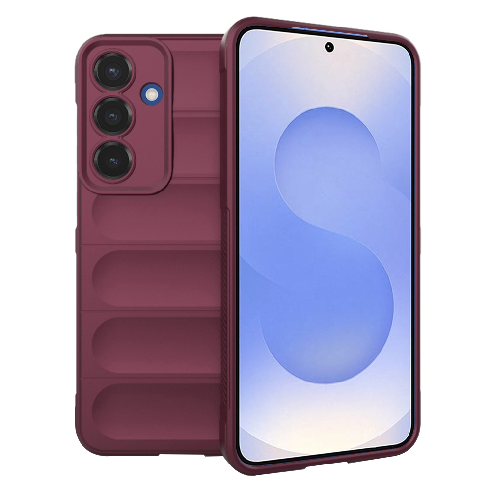 Techsuit Magic Shield – puzdro na Samsung Galaxy S25 – bordový KF2339360