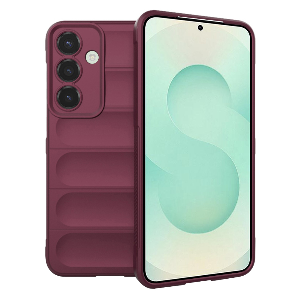 Techsuit Magic Shield – puzdro na Samsung Galaxy S25 Plus – bordový KF2339366