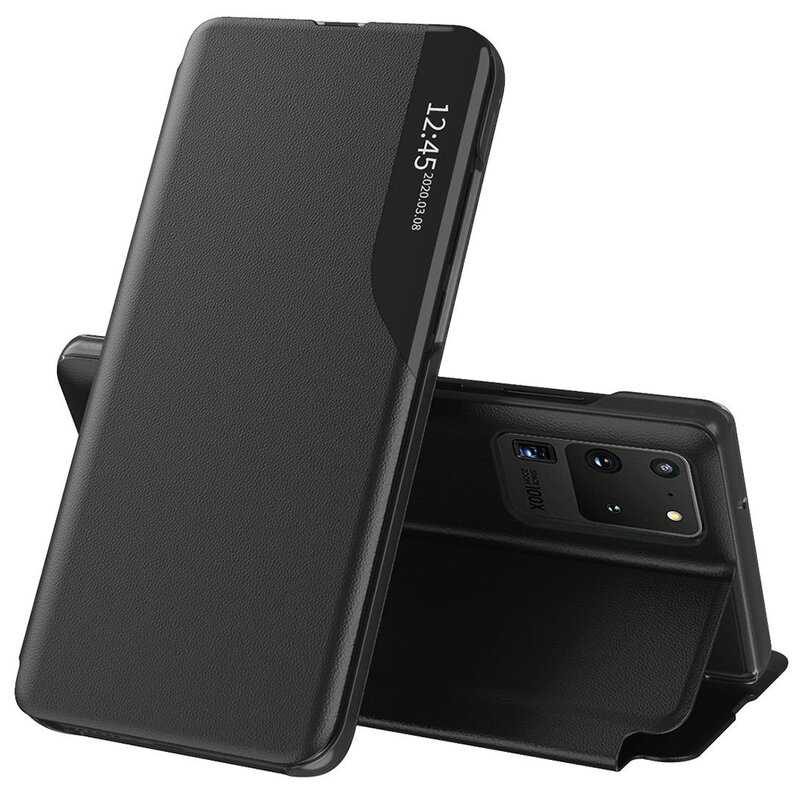 Techsuit eFold Series – puzdro na Samsung Galaxy S20 Ultra 4G / S20 Ultra 5G – čierny KF233033