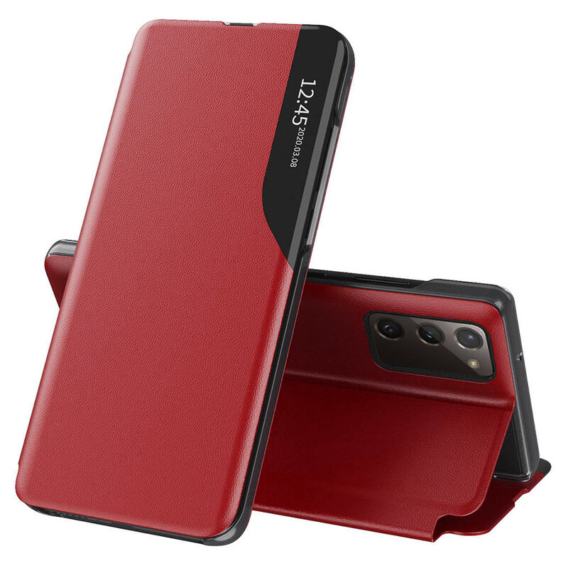 Techsuit eFold Series – puzdro na Samsung Galaxy S20 FE / S20 FE 5G – červený KF234914