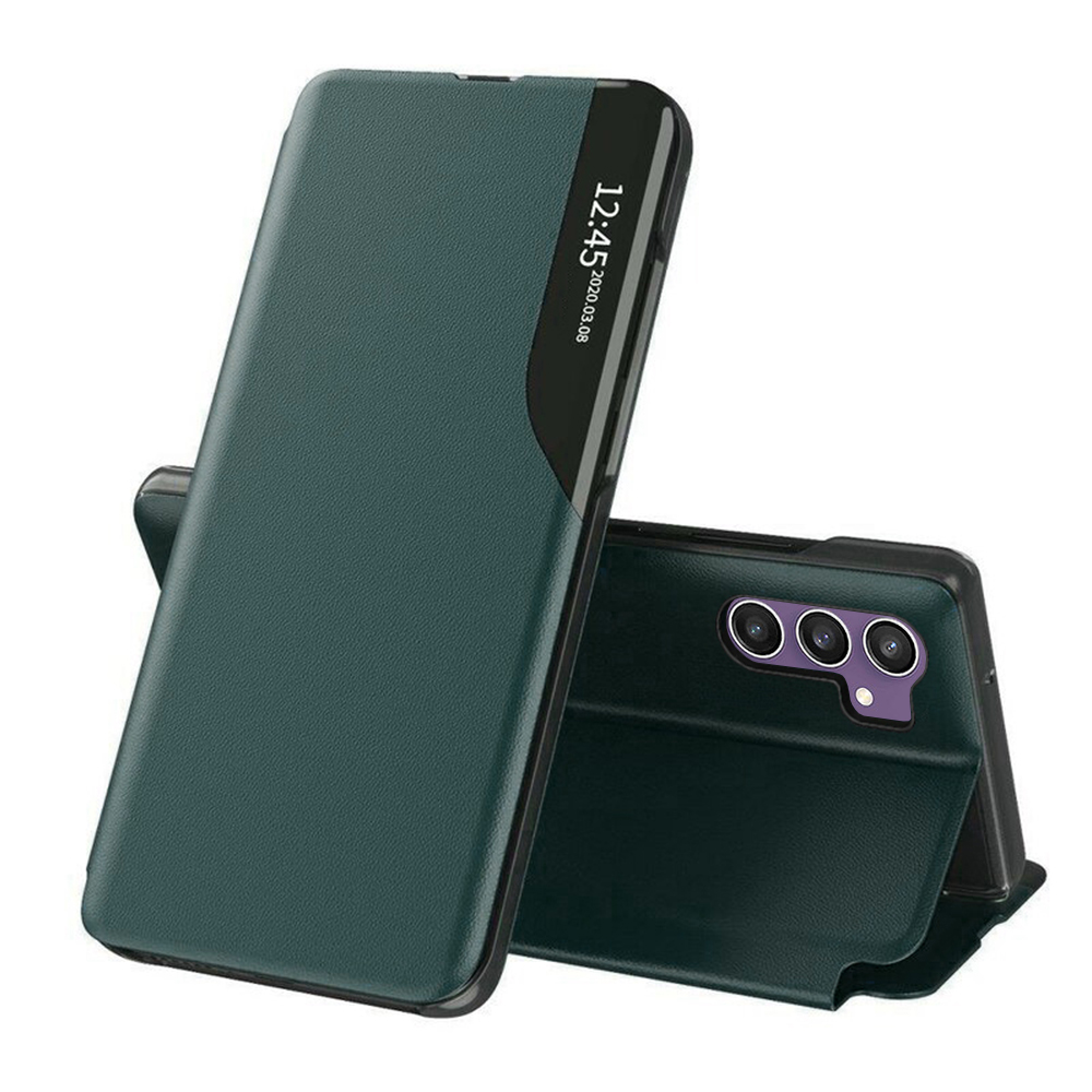 Techsuit eFold Series – puzdro na Samsung Galaxy S23 FE – tmavozelený KF2314071