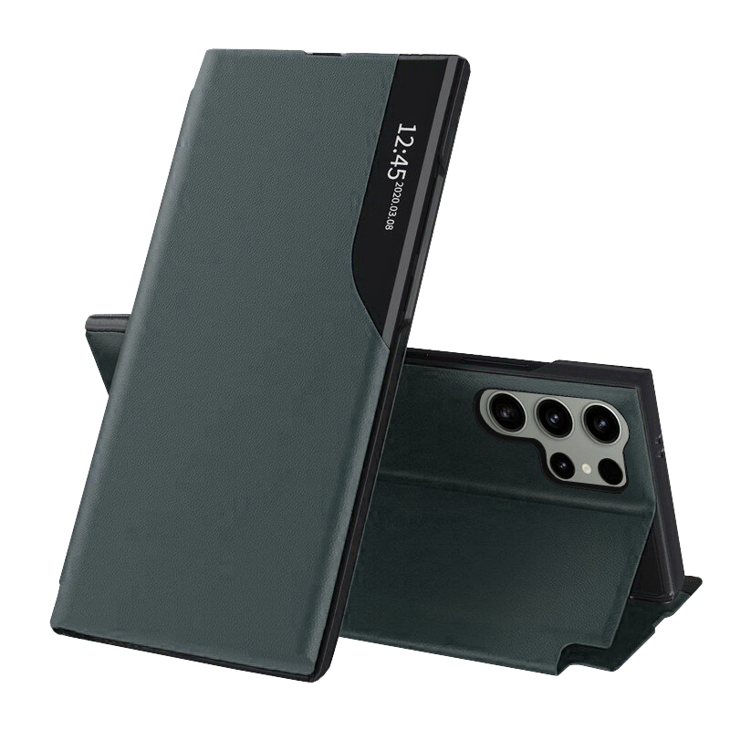 Techsuit eFold Series – puzdro na Samsung Galaxy S24 Ultra – tmavozelený KF2315579