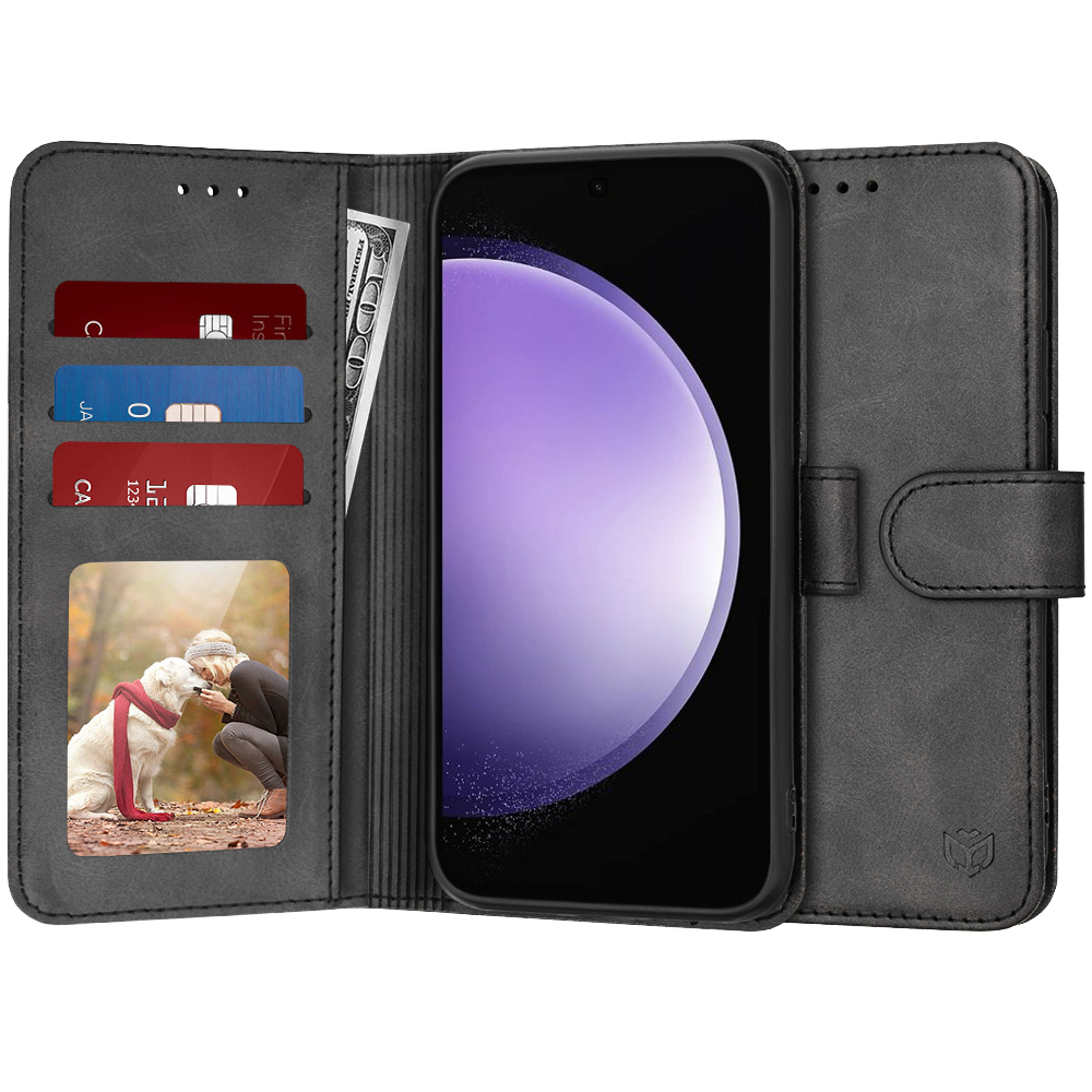 Techsuit Diary Book – puzdro na Samsung Galaxy S23 FE – čierny KF2321270