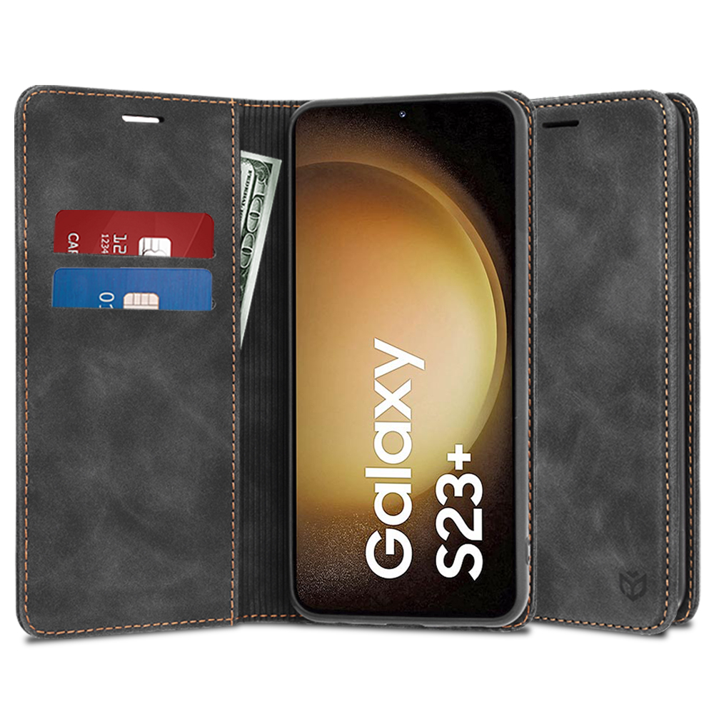 Techsuit Confy Cover – puzdro na Samsung Galaxy S23 Plus – čierny KF2321826