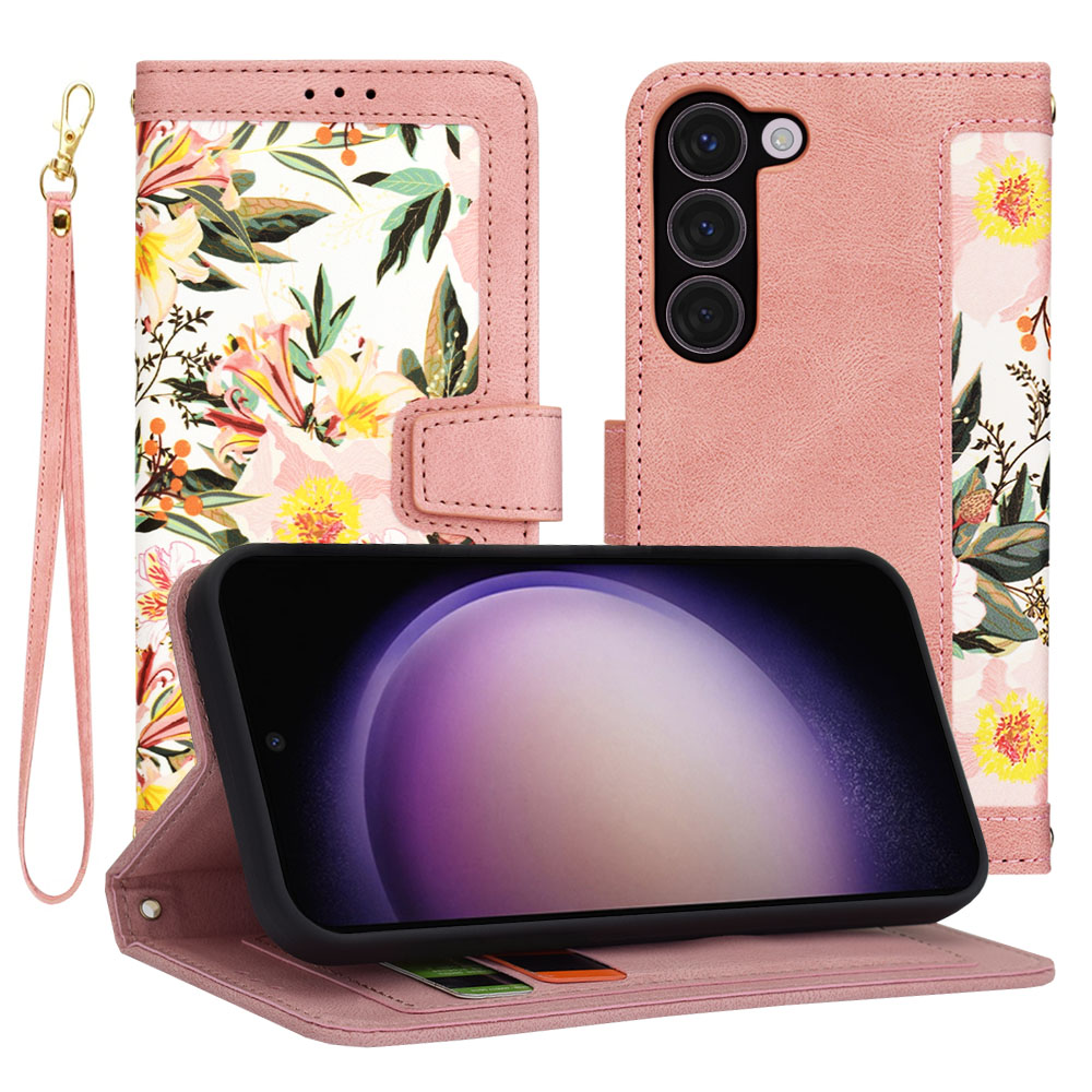 Techsuit FlipCraft – puzdro na Samsung Galaxy S23 – Sweetheart Pink KF2328515