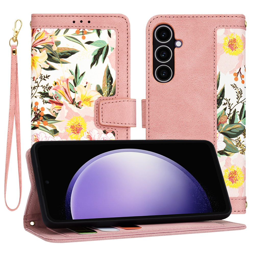 Techsuit FlipCraft – puzdro na Samsung Galaxy S23 FE – Sweetheart Pink KF2328599