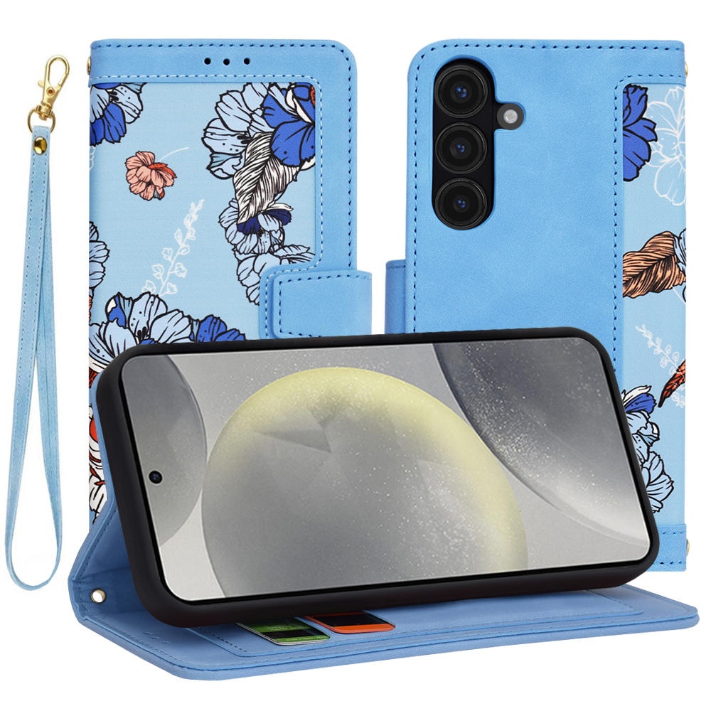 Techsuit FlipCraft – puzdro na Samsung Galaxy S24 – Vibrant Blue KF2328648