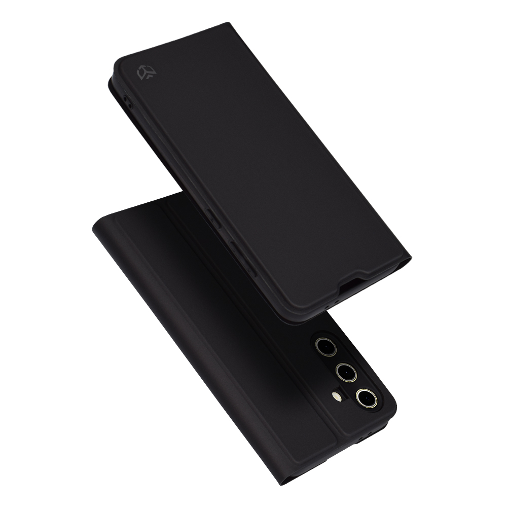 Techsuit Magskin Book – puzdro na Samsung Galaxy S24 FE – čierny KF2332298