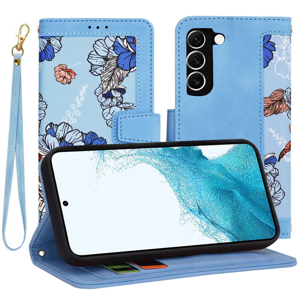 Techsuit FlipCraft – puzdro na Samsung Galaxy S22 5G – Vibrant Blue KF2332809