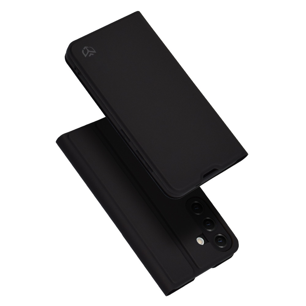 Techsuit Magskin Book – puzdro na Samsung Galaxy S25 Plus – čierny KF2339222