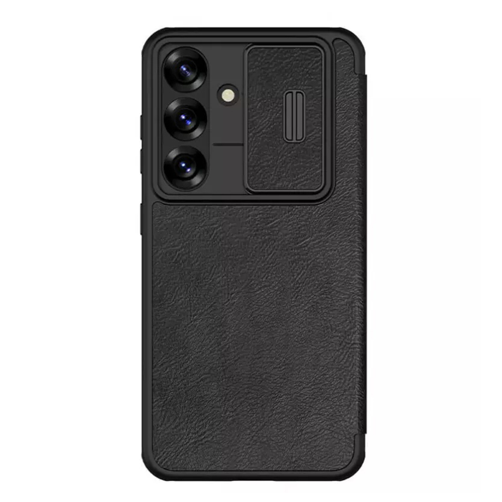 Nillkin Qin Pro Leather Case puzdro na Samsung Galaxy S25 Plus – čierne KF2346177