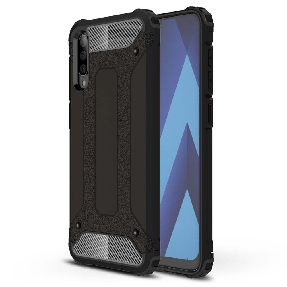 Techsuit Hybrid Armor – puzdro na Samsung Galaxy A70 / A70s – čierny KF231192