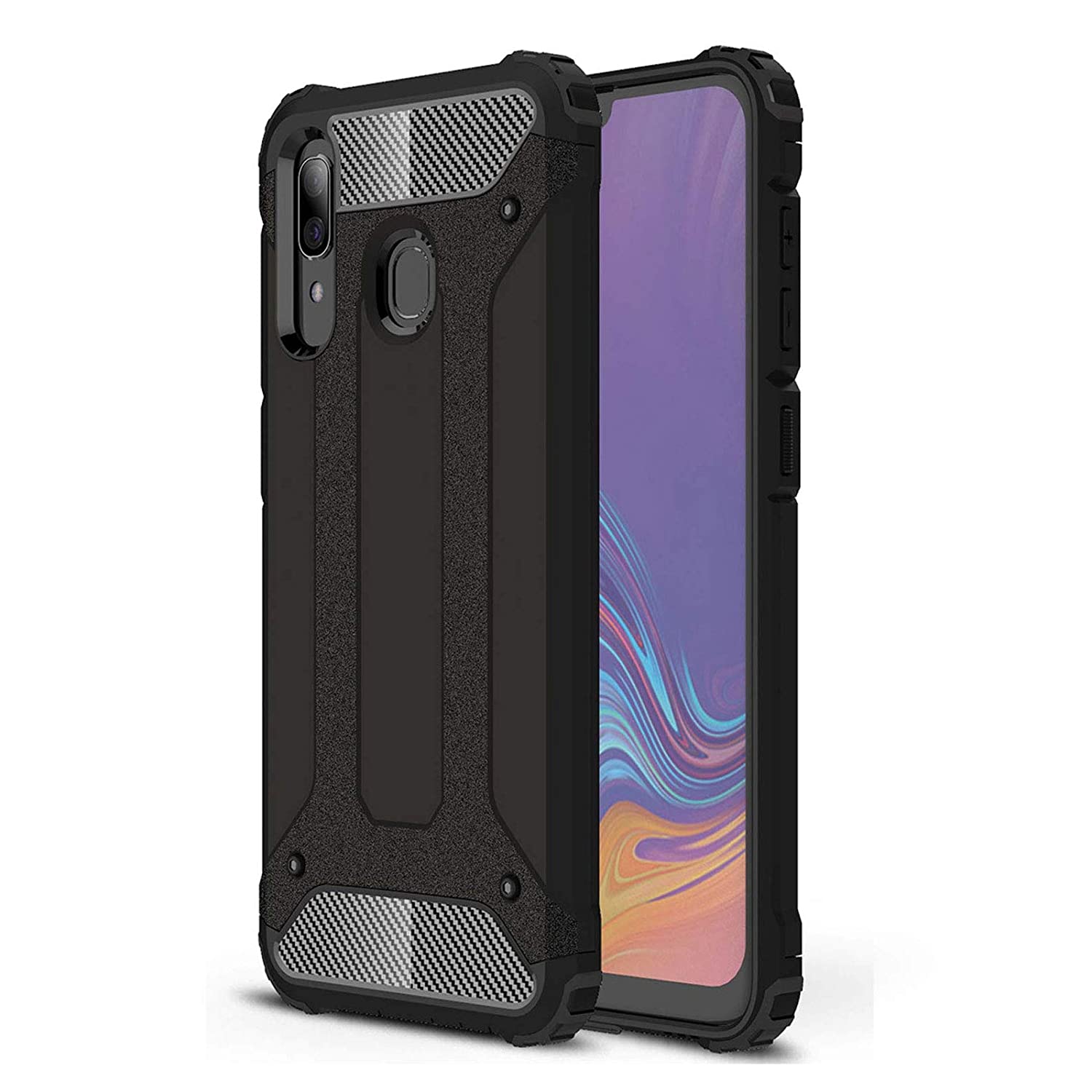 Techsuit Hybrid Armor – puzdro na Samsung Galaxy A20e – čierny KF231185