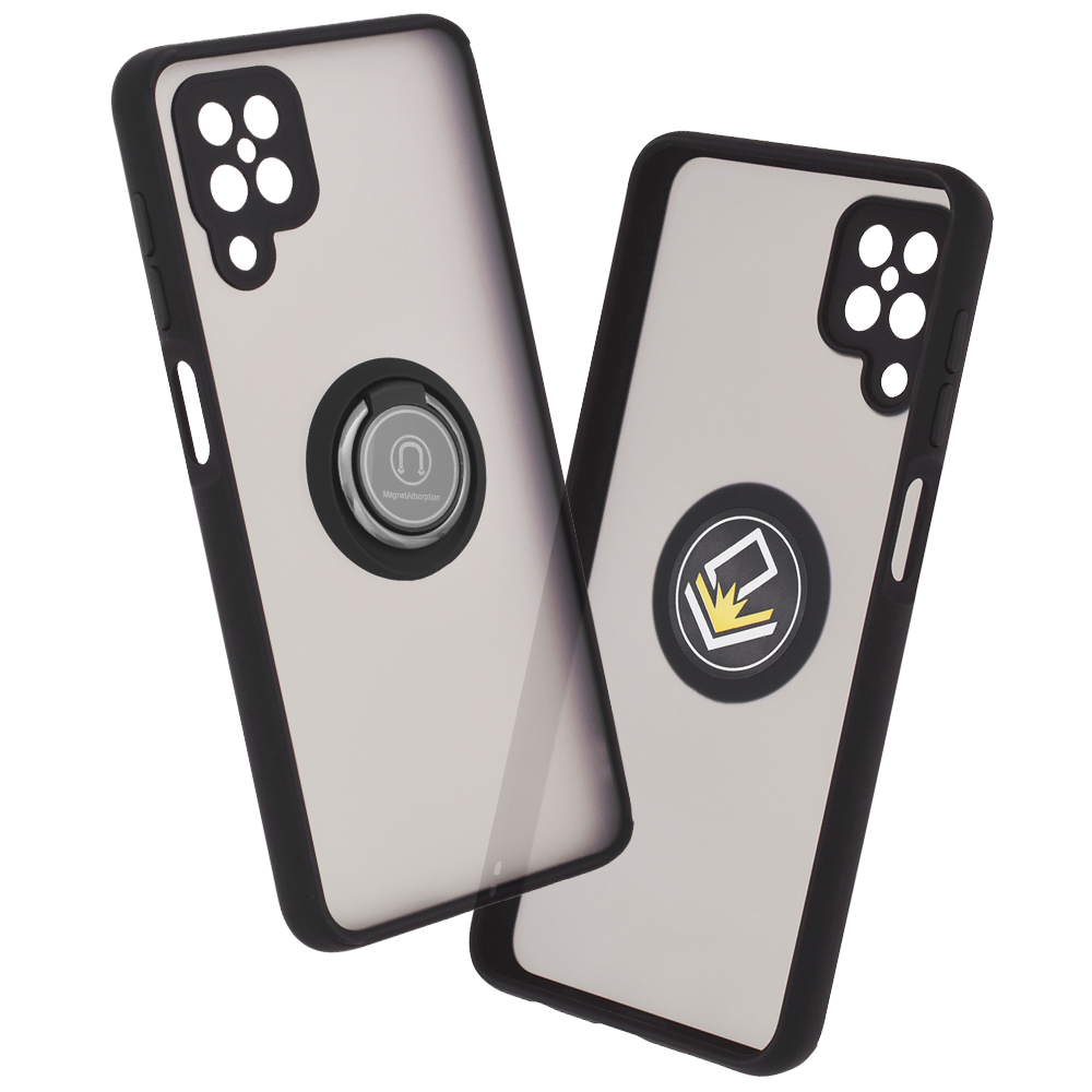 Techsuit Glinth – puzdro na Samsung Galaxy A12 / A12 Nacho – čierny KF232971