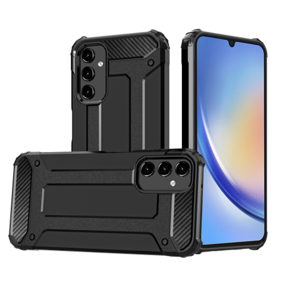 Techsuit Hybrid Armor – puzdro na Samsung Galaxy A34 5G – čierny KF2312531
