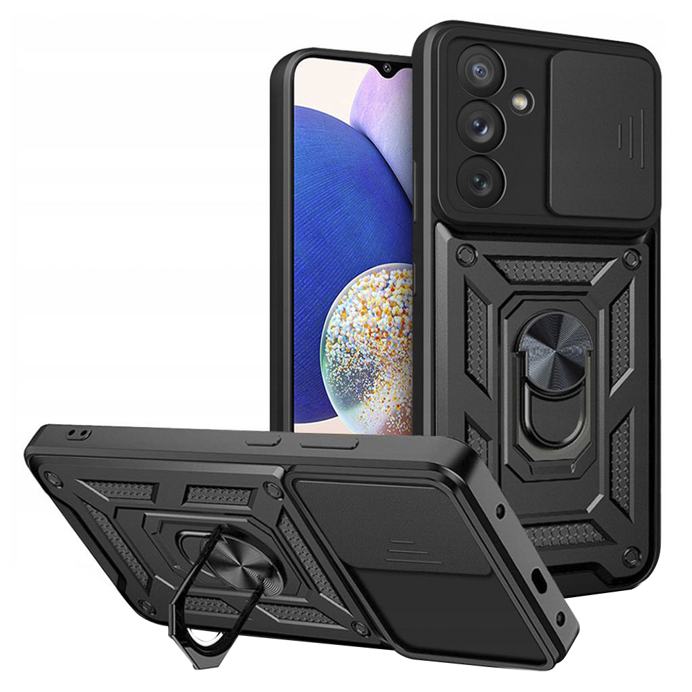 Techsuit CamShield Series kryt na Samsung Galaxy A14 4G / A14 5G – čierny KF2313066