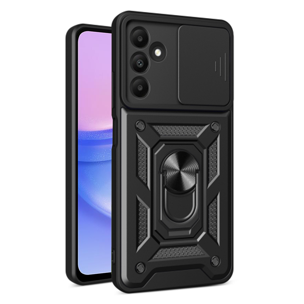 Techsuit CamShield Series kryt na Samsung Galaxy A15 4G / A15 5G – čierny KF2315378