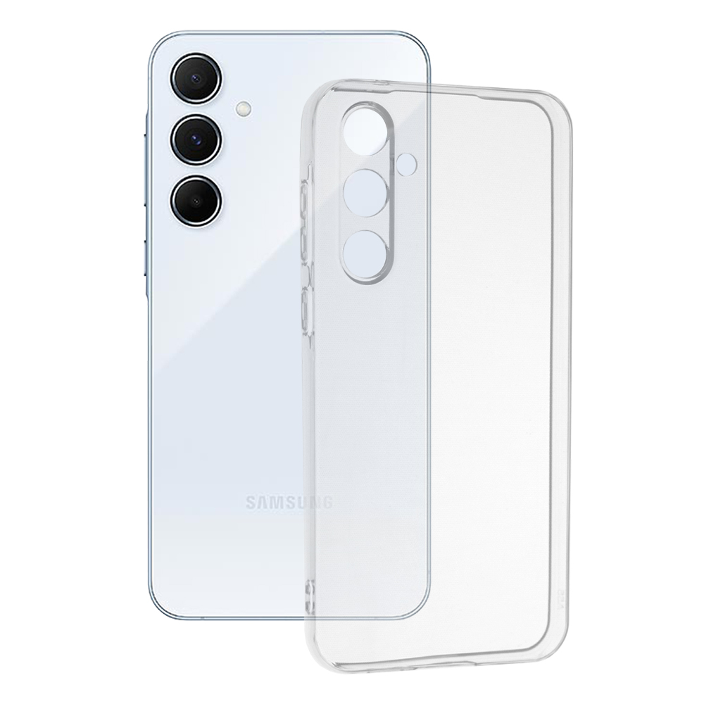 Techsuit Clear Silicone kryt na Samsung Galaxy A55 5G – priehľadný KF2317751