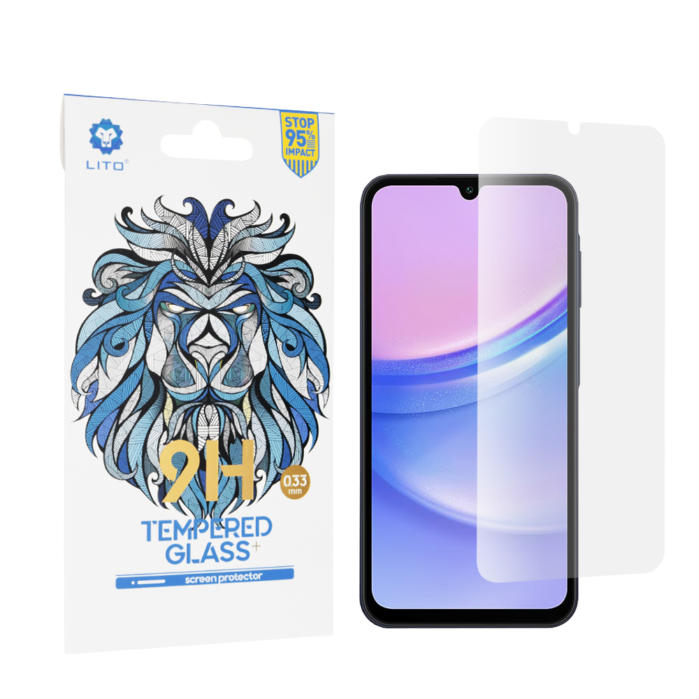 Lito 2.5D Classic Glass ochranné sklo na Samsung Galaxy A15 4G / A15 5G / M15 – číre KF2318041