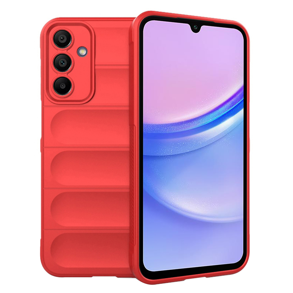Techsuit Magic Shield – puzdro na Samsung Galaxy A15 4G / A15 5G – červený KF2322637