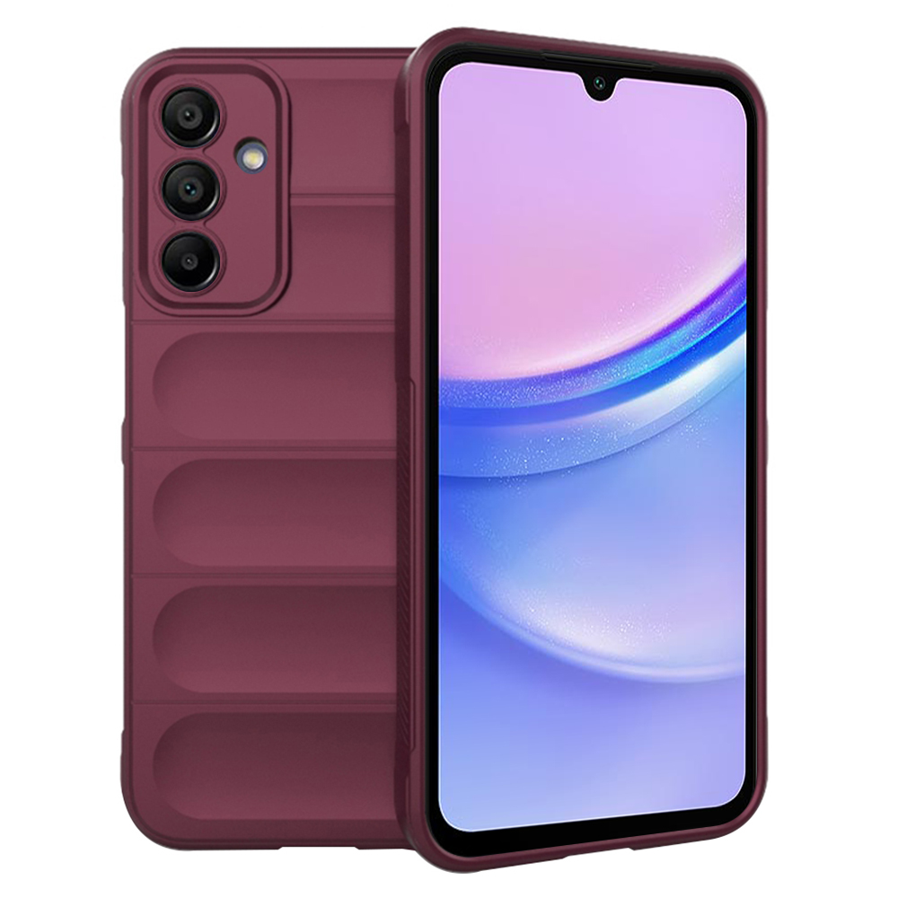 Techsuit Magic Shield – puzdro na Samsung Galaxy A15 4G / A15 5G – bordový KF2322639
