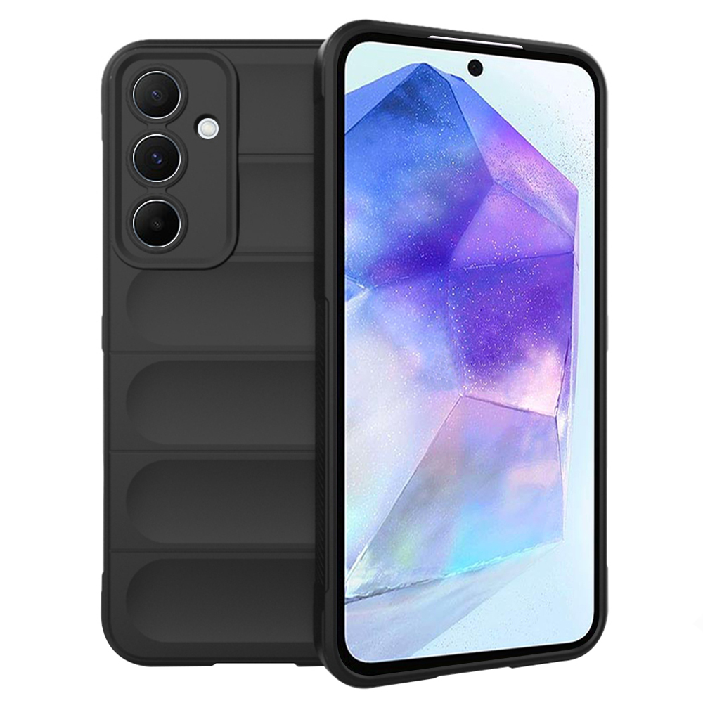 Techsuit Magic Shield – puzdro na Samsung Galaxy A55 5G – čierny KF2323127