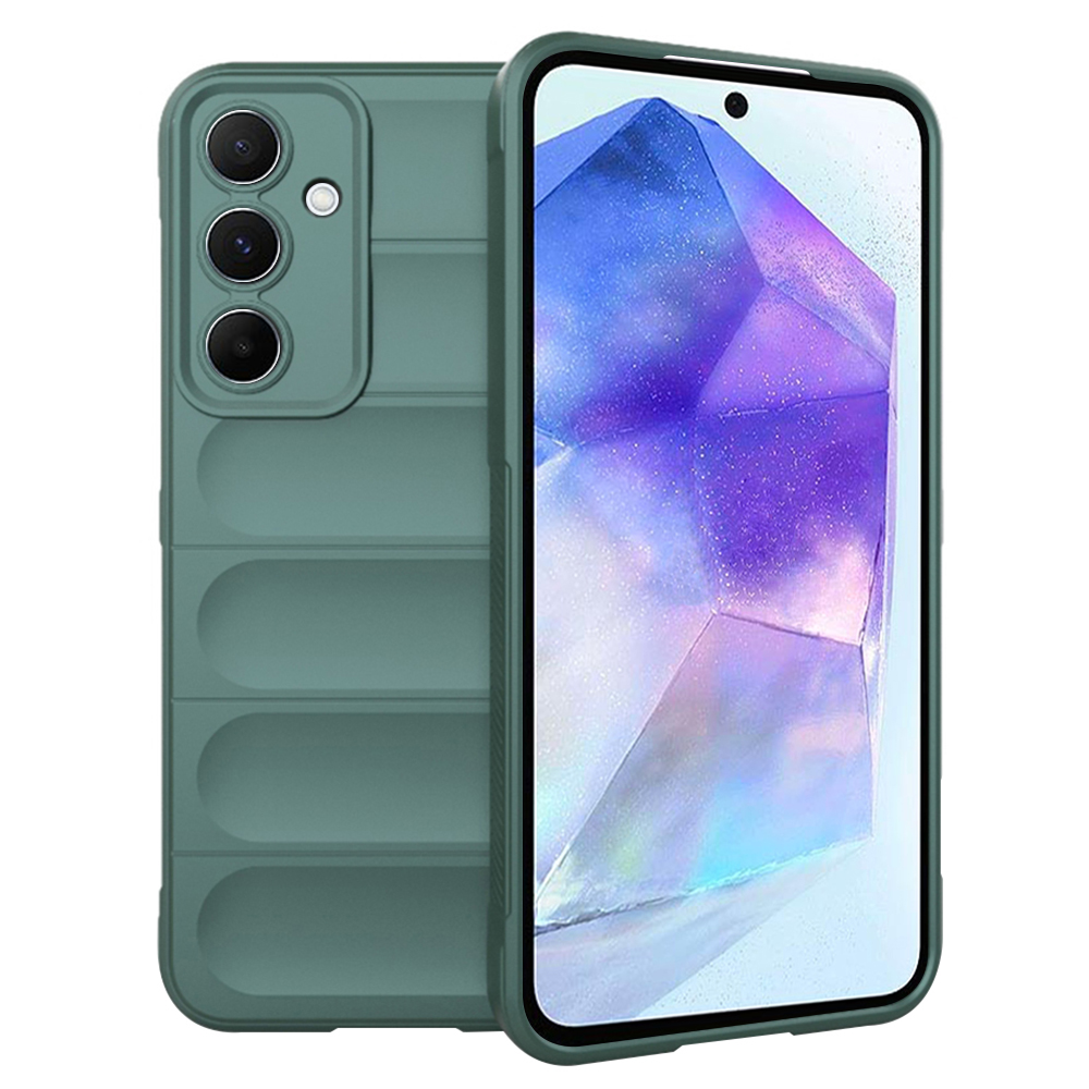 Techsuit Magic Shield – puzdro na Samsung Galaxy A55 5G – zelený KF2323128