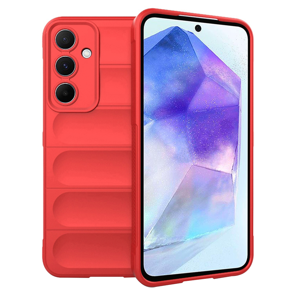 Techsuit Magic Shield – puzdro na Samsung Galaxy A55 5G – červený KF2323129