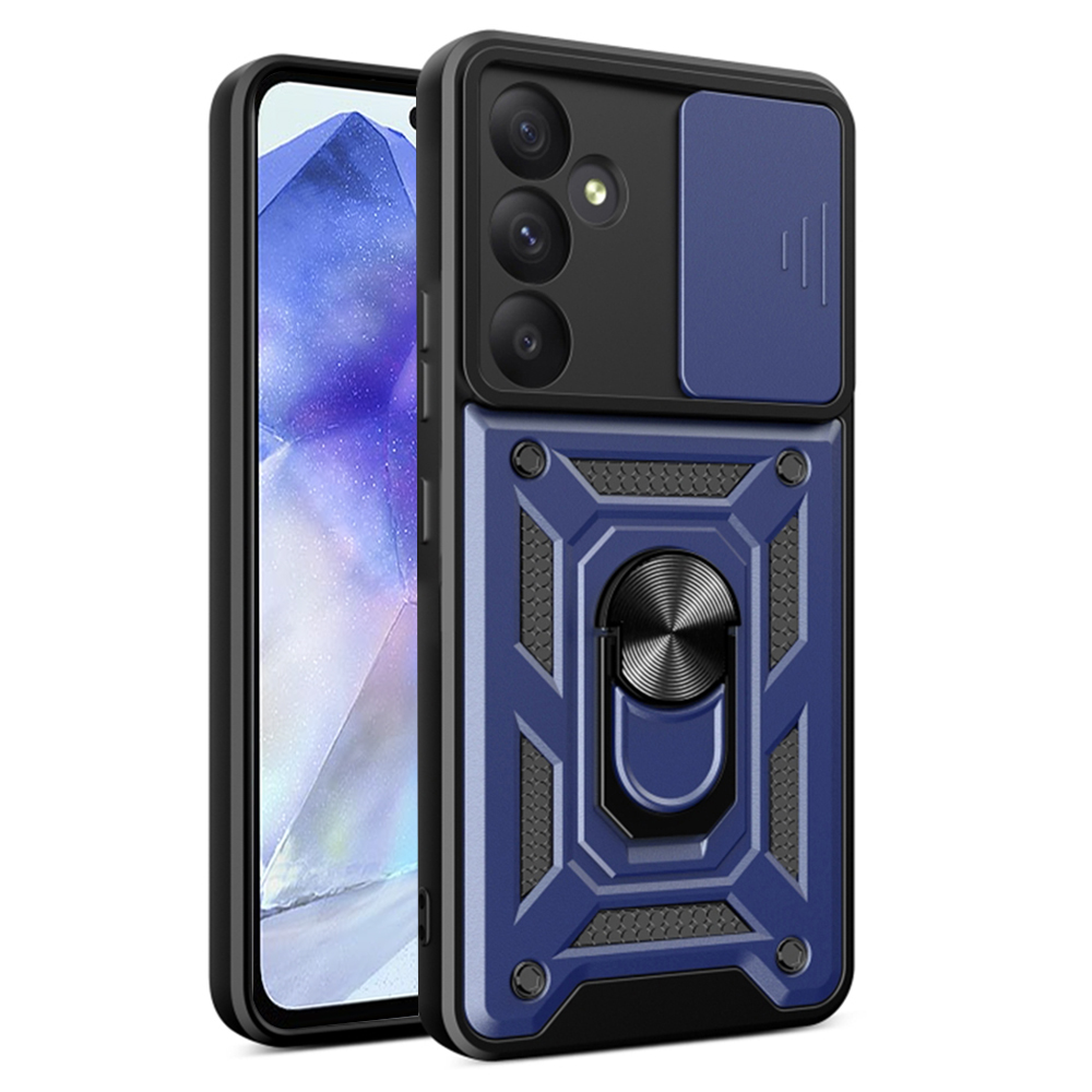 Techsuit CamShield Series kryt na Samsung Galaxy A55 5G – modrý KF2325367