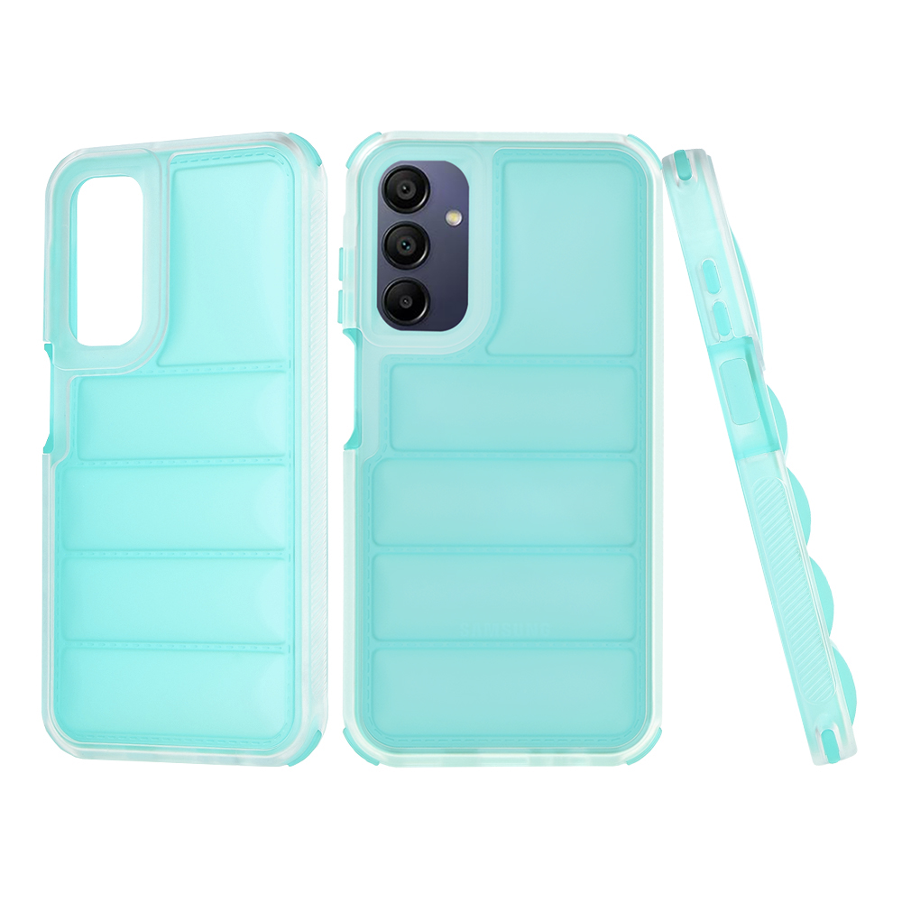 Techsuit Wave Shield – puzdro na Samsung Galaxy A15 4G / A15 5G – tyrkysový KF2325808