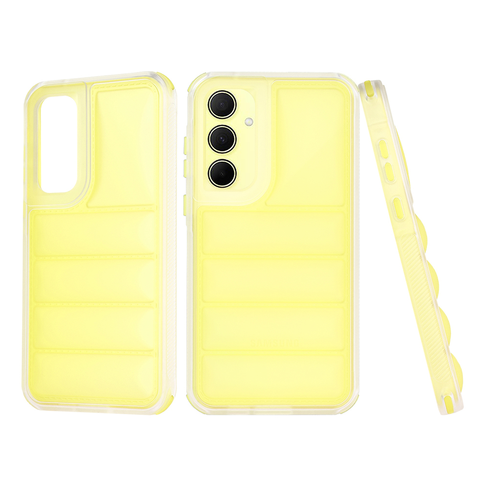 Techsuit Wave Shield – puzdro na Samsung Galaxy A35 5G – žltý KF2325850