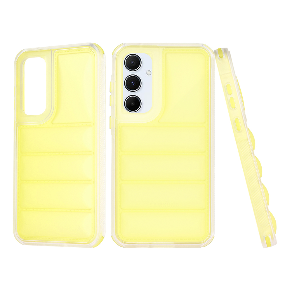 Techsuit Wave Shield – puzdro na Samsung Galaxy A55 5G – žltý KF2325856