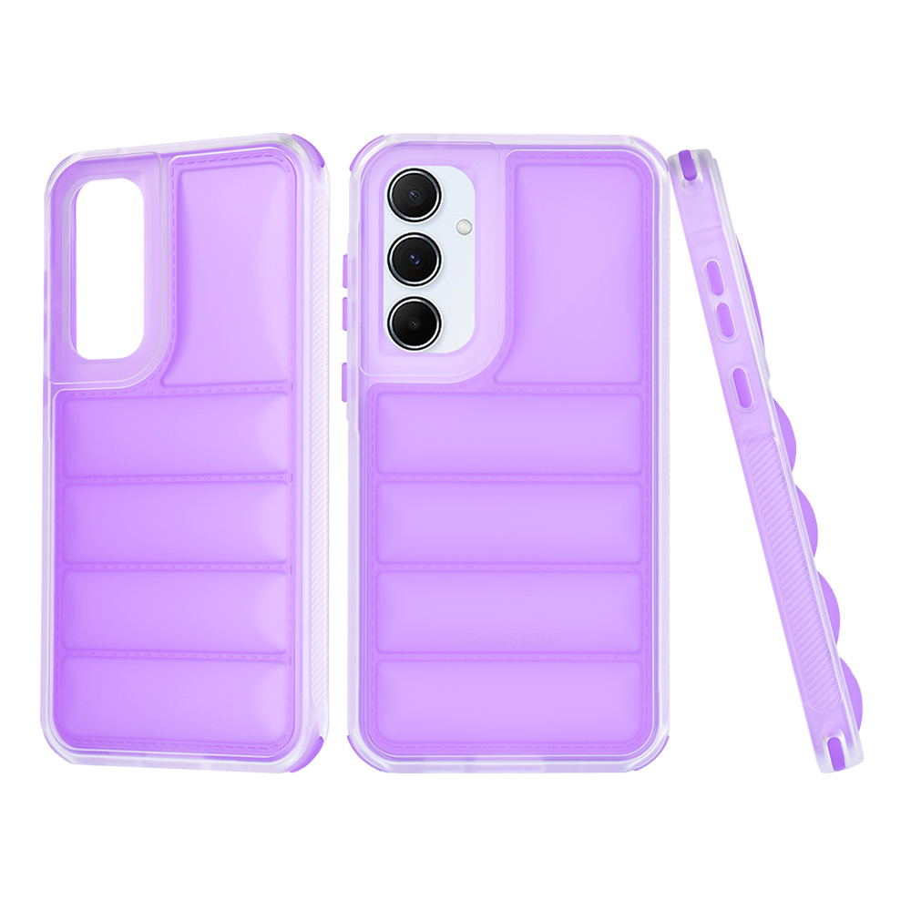 Techsuit Wave Shield – puzdro na Samsung Galaxy A55 5G – fialový KF2325857