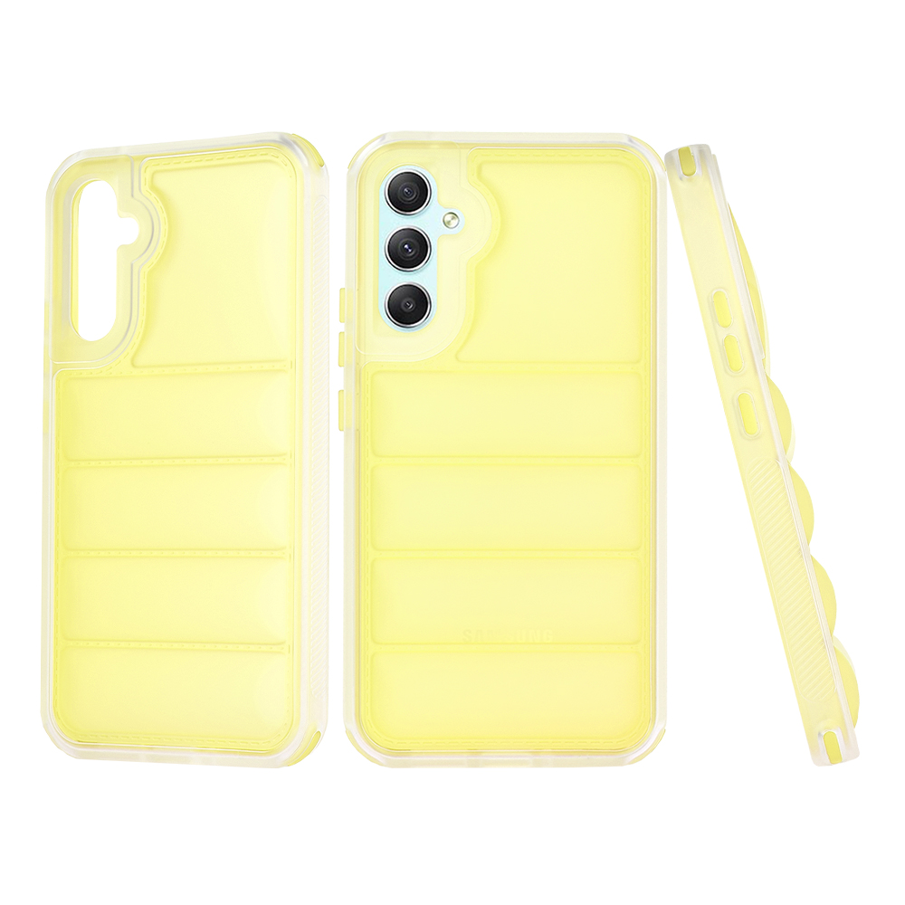 Techsuit Wave Shield – puzdro na Samsung Galaxy A34 5G – žltý KF2325947