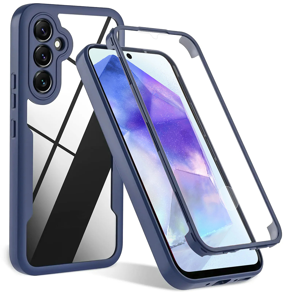 Techsuit ColorVerse 360 – ochrana obrazovky + puzdro na Samsung Galaxy A54 – modrý KF2326763