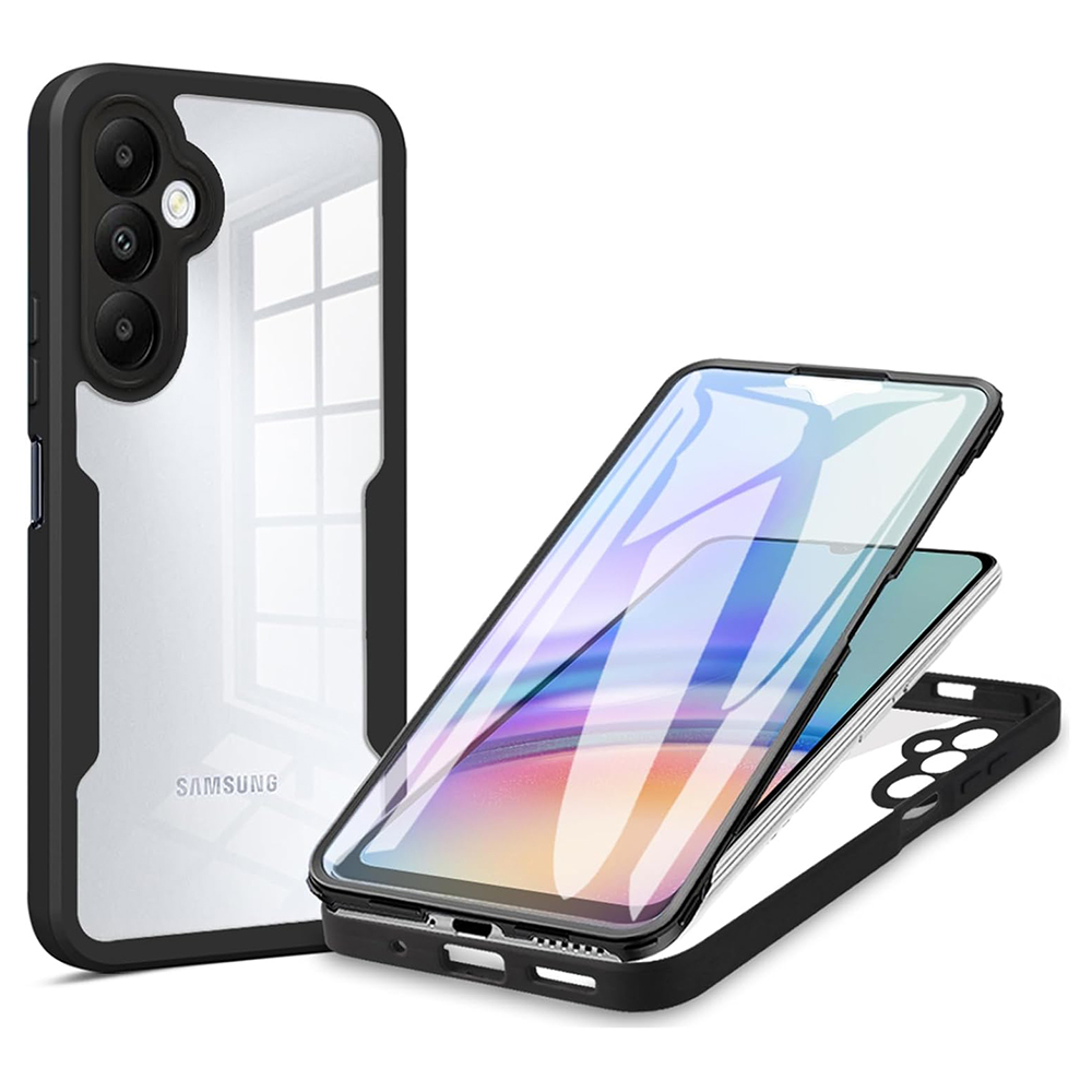 Techsuit ColorVerse 360 – ochrana obrazovky + puzdro na Samsung Galaxy A34 5G – čierny KF2326765