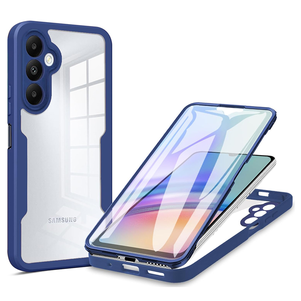 Techsuit ColorVerse 360 – ochrana obrazovky + puzdro na Samsung Galaxy A34 5G – modrý KF2326767